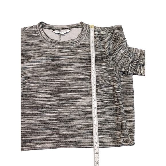 Trina Turk Bellingham Gray Space Dye Long Sleeve Knit Dress Womens Small - Picture 6 of 6